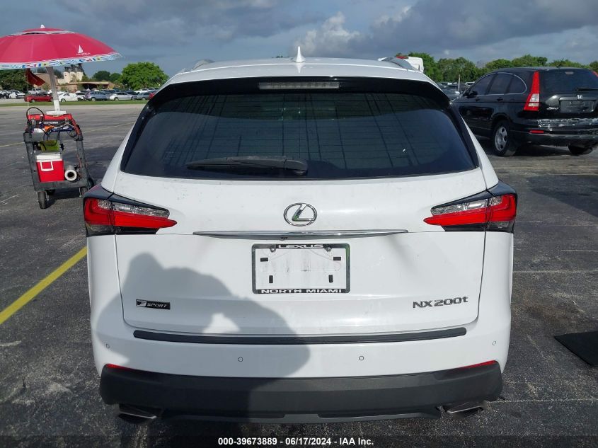 2016 Lexus Nx 200T F Sport VIN: JTJYARBZ9G2036216 Lot: 39673889