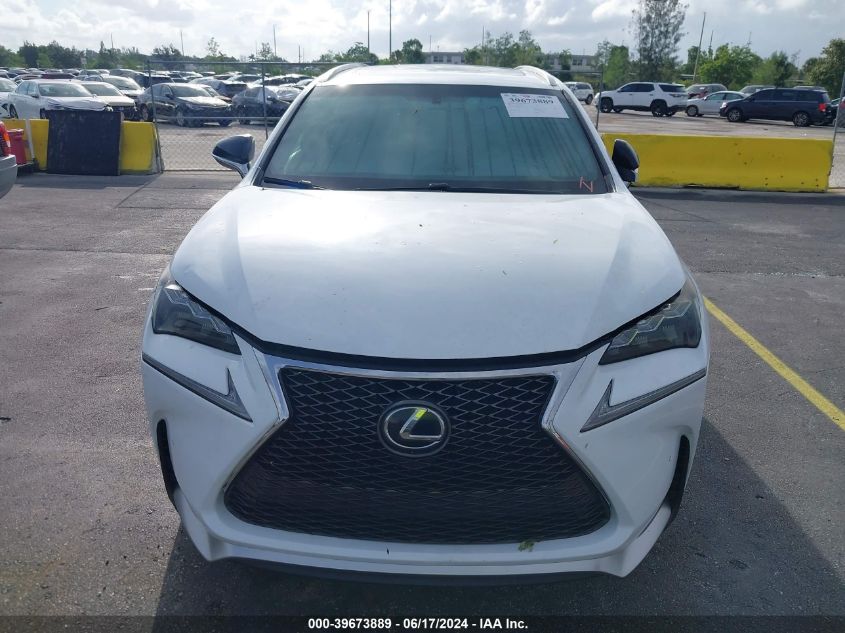 2016 Lexus Nx 200T F Sport VIN: JTJYARBZ9G2036216 Lot: 39673889