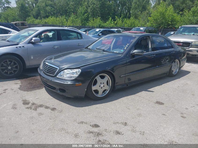 2002 Mercedes-Benz S 500 Base VIN: WDBNG75J32A294677 Lot: 39673899