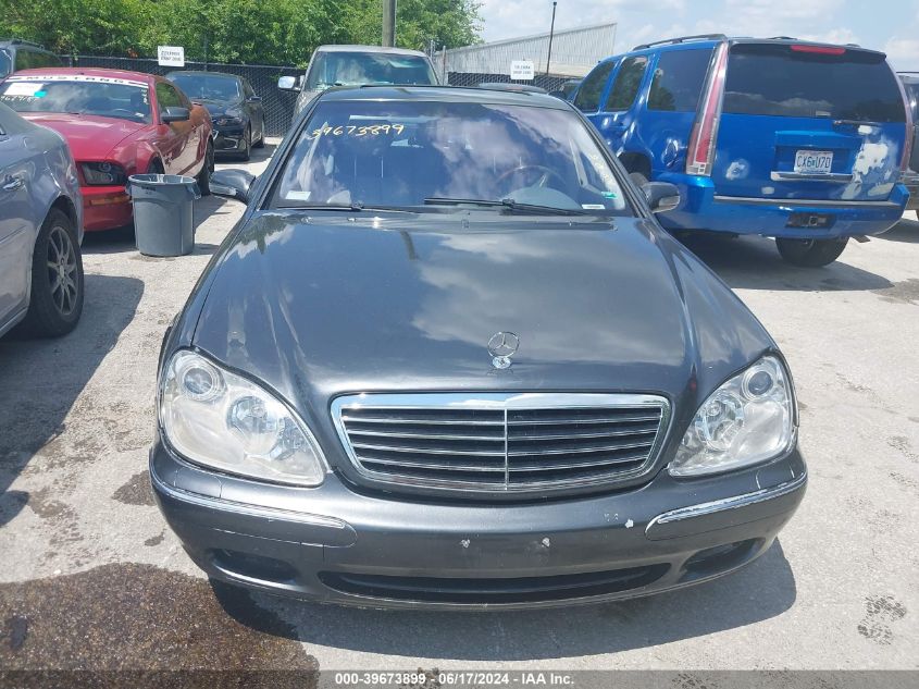 2002 Mercedes-Benz S 500 Base VIN: WDBNG75J32A294677 Lot: 39673899