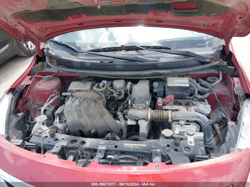 2019 Nissan Versa 1.6 S+ VIN: 3N1CN7AP9KL825109 Lot: 39673917