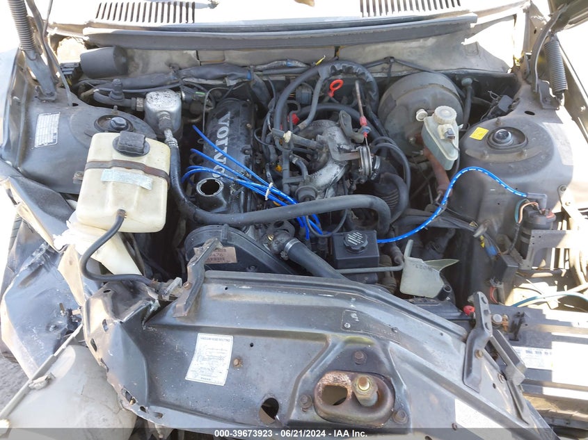 1991 Volvo 240 VIN: YV1AA8252M1891539 Lot: 39673923
