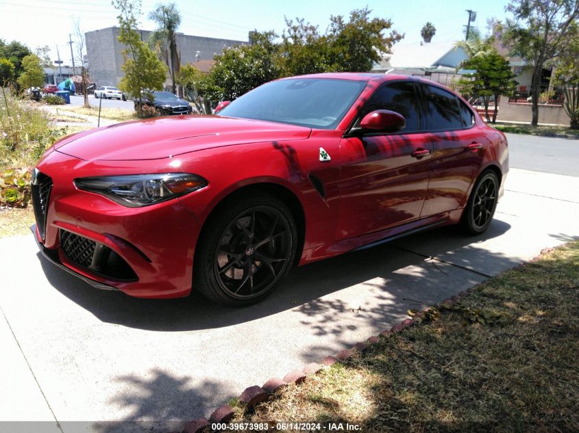 2018 Alfa Romeo Giulia Quadrifoglio Rwd VIN: ZARFAEAV8J7578974 Lot: 39673983