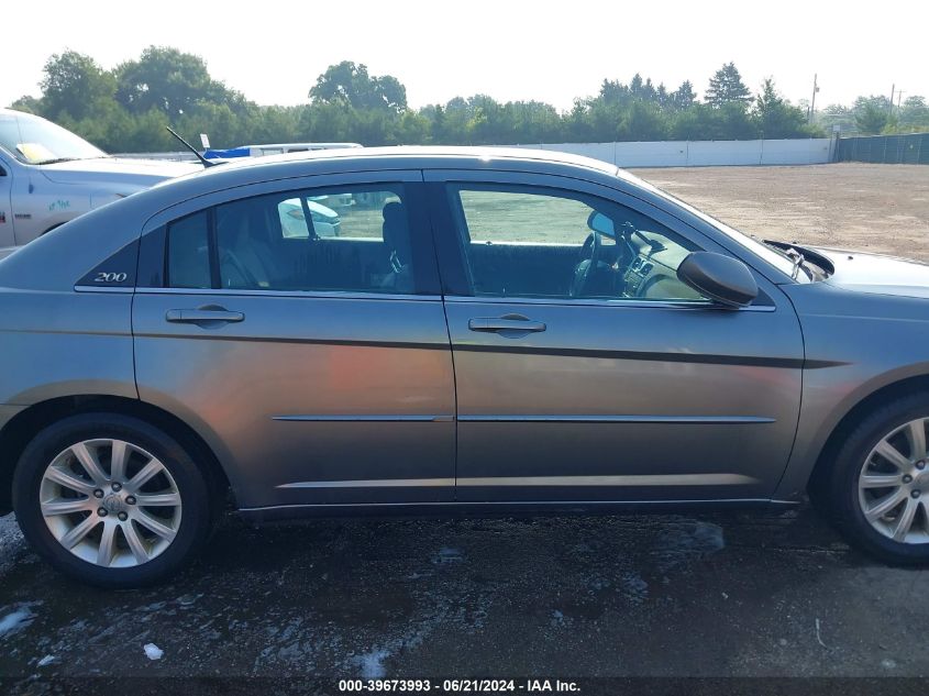 2013 Chrysler 200 Touring VIN: 1C3CCBBGXDN659887 Lot: 39673993