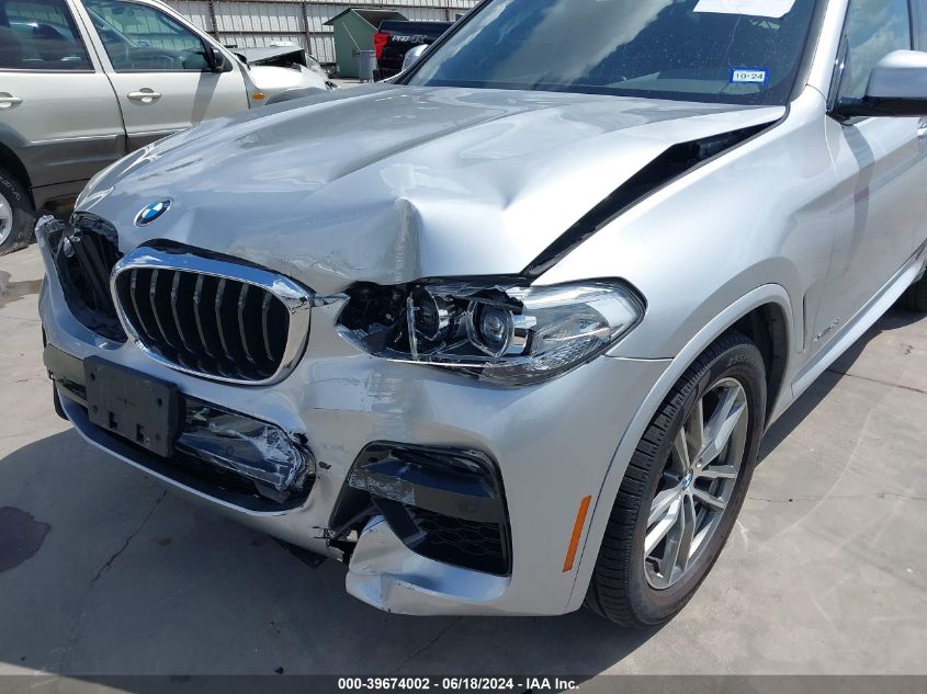 2018 BMW X3 xDrive30I VIN: 5UXTR9C59JLD62599 Lot: 39674002