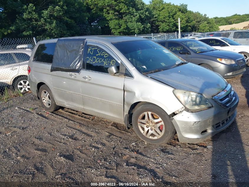 2005 Honda Odyssey Ex-L VIN: 5FNRL38725B021457 Lot: 39674023