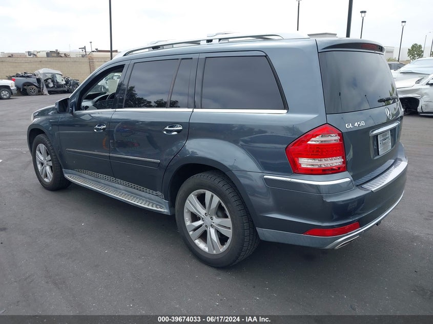 2011 Mercedes-Benz Gl 450 4Matic VIN: 4JGBF7BE3BA647445 Lot: 39674033