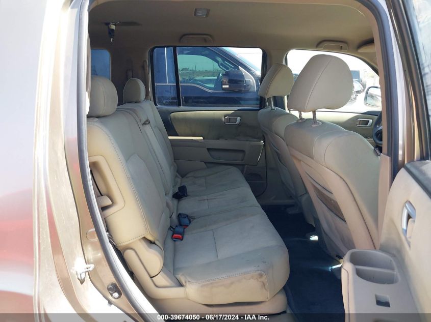 2011 Honda Pilot Lx VIN: 5FNYF3H24BB013511 Lot: 39674050