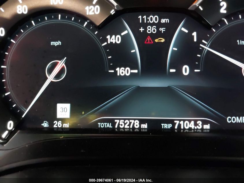 2017 BMW 540I xDrive VIN: WBAJE7C37HG479473 Lot: 39674061