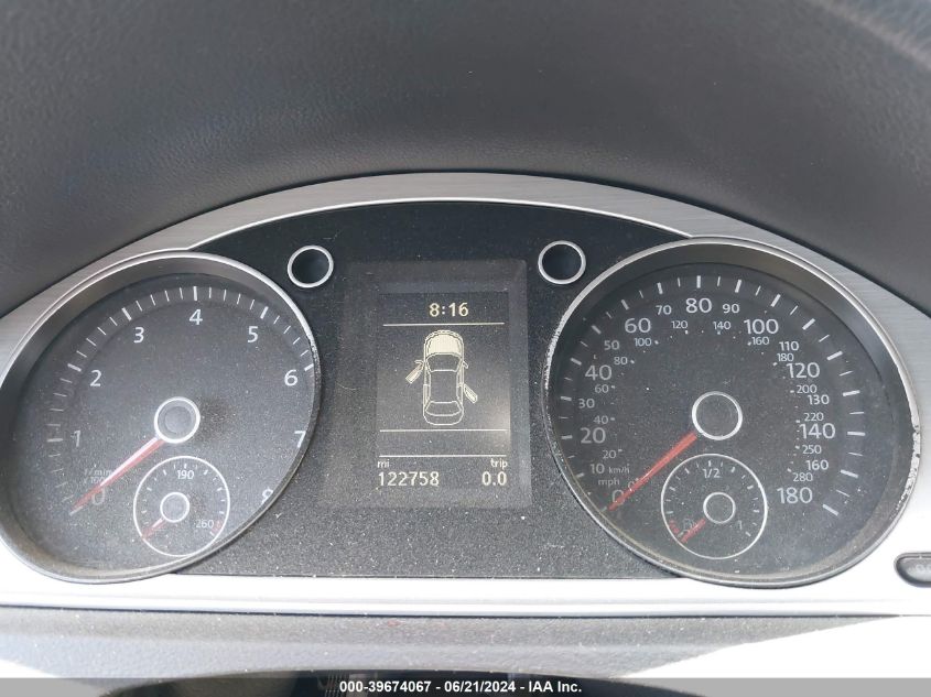 2015 Volkswagen Cc 2.0T Sport VIN: WVWBP7AN7FE811667 Lot: 39674067