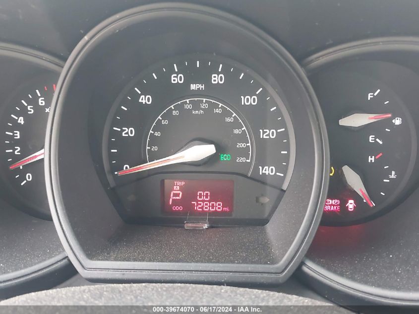 2015 Kia Rio Lx VIN: KNADM4A3XF6451333 Lot: 39674070