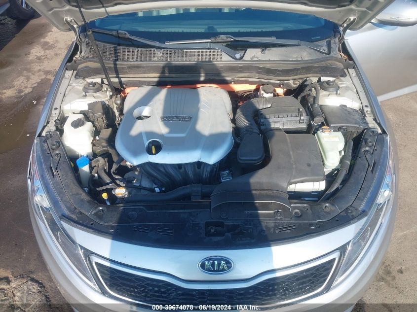 2011 Kia Optima Hybrid Ex VIN: KNAGM4AD2B5000385 Lot: 39674078