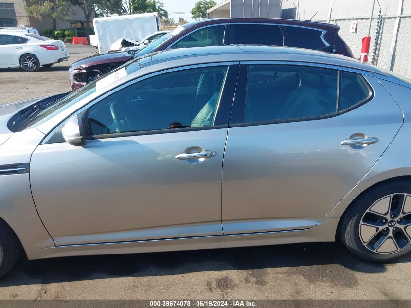 2011 Kia Optima Hybrid Ex VIN: KNAGM4AD2B5000385 Lot: 39674078