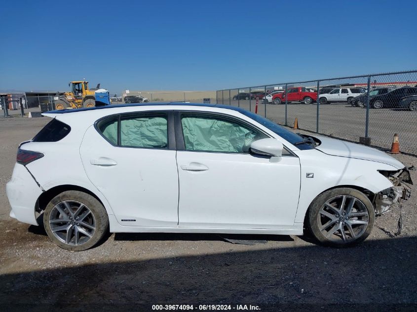 2014 Lexus Ct 200H 200 VIN: JTHKD5BH7E2205256 Lot: 39674094