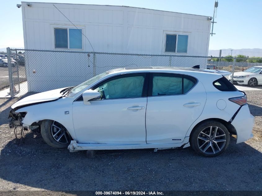 2014 Lexus Ct 200H 200 VIN: JTHKD5BH7E2205256 Lot: 39674094