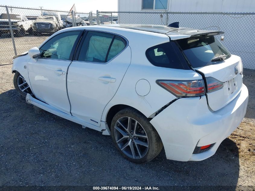 2014 Lexus Ct 200H 200 VIN: JTHKD5BH7E2205256 Lot: 39674094