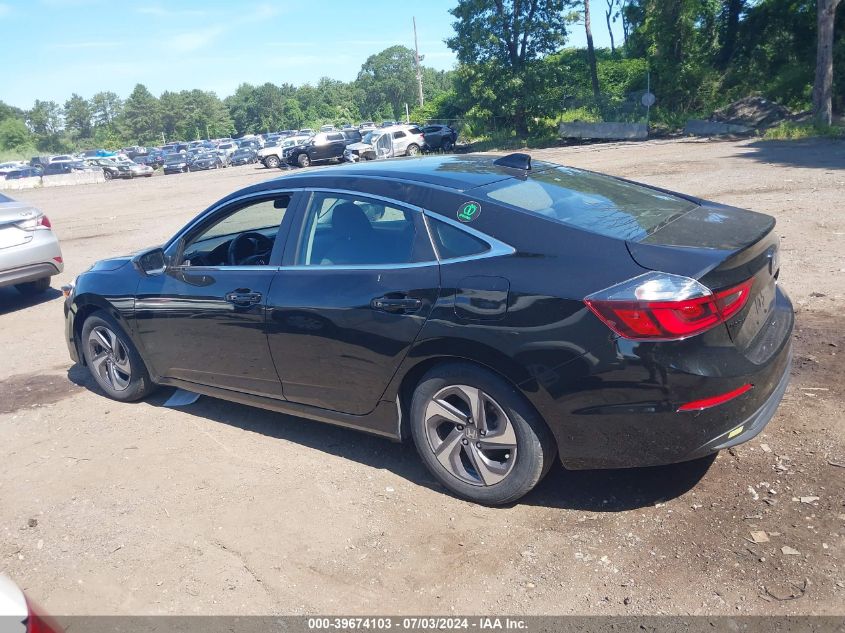 19XZE4F11KE006397 2019 Honda Insight Lx