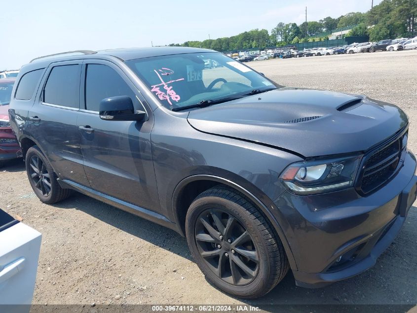 2018 Dodge Durango Gt Awd VIN: 1C4RDJDG0JC226757 Lot: 39674112