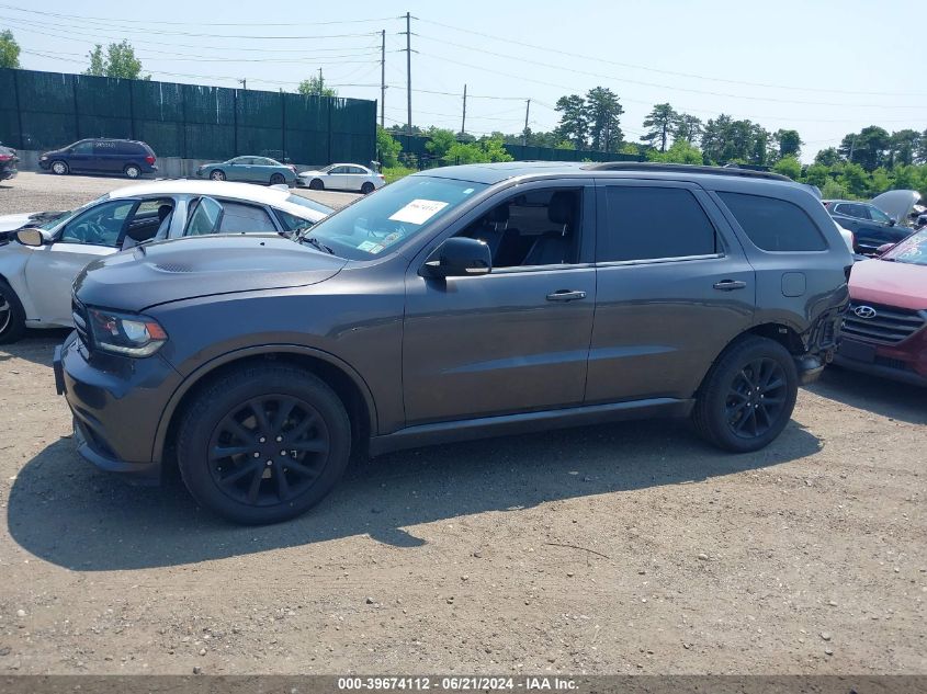 2018 Dodge Durango Gt Awd VIN: 1C4RDJDG0JC226757 Lot: 39674112