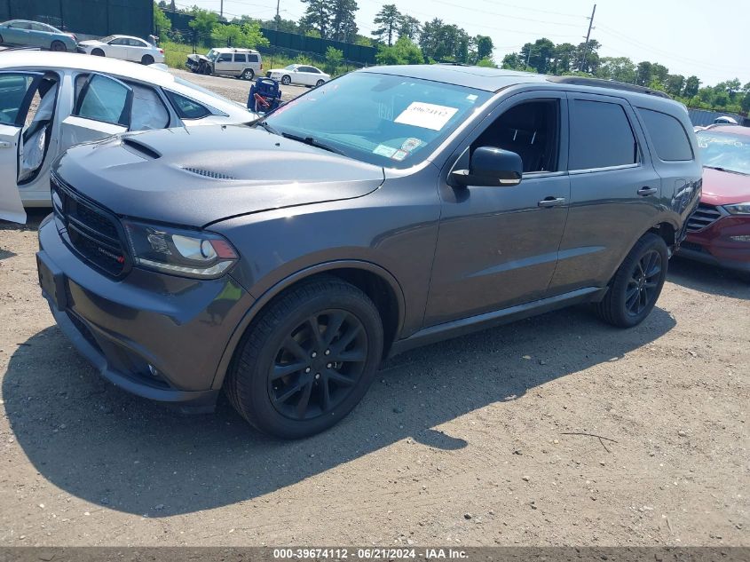 2018 Dodge Durango Gt Awd VIN: 1C4RDJDG0JC226757 Lot: 39674112