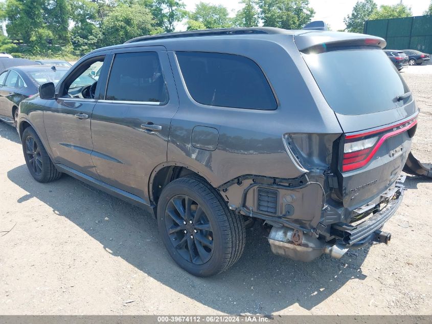 2018 Dodge Durango Gt Awd VIN: 1C4RDJDG0JC226757 Lot: 39674112