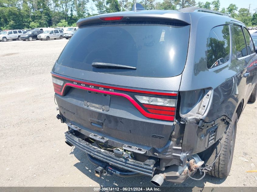 2018 Dodge Durango Gt Awd VIN: 1C4RDJDG0JC226757 Lot: 39674112