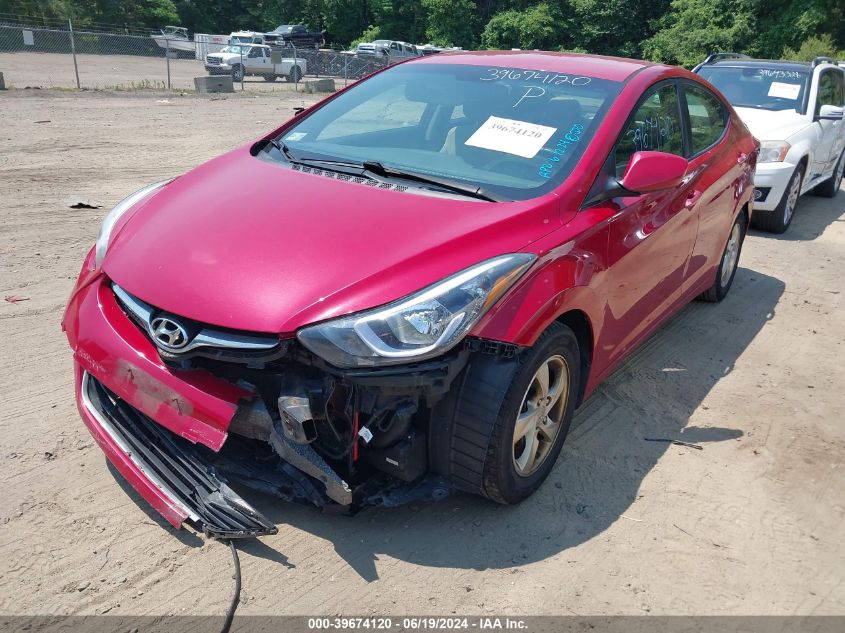 KMHDH4AE5FU354346 2015 Hyundai Elantra Se