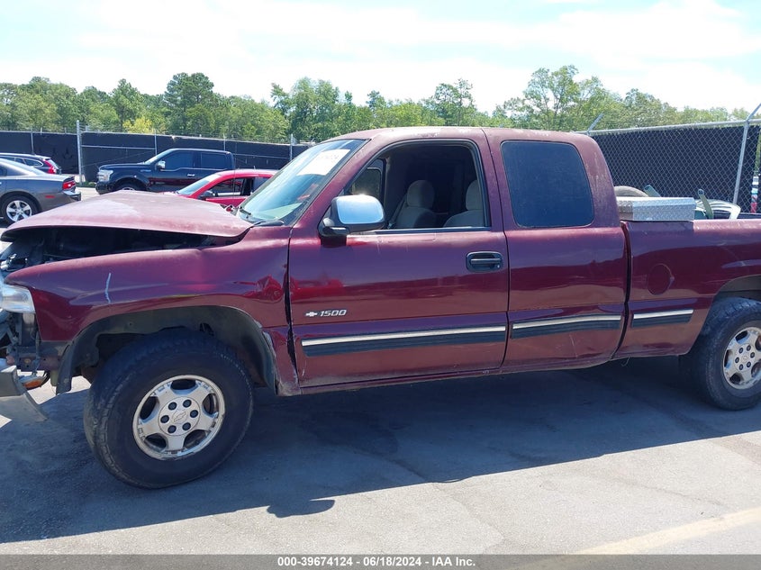 2000 Chevrolet Silverado 1500 Ls VIN: 1GCEK19T4YE221151 Lot: 39674124