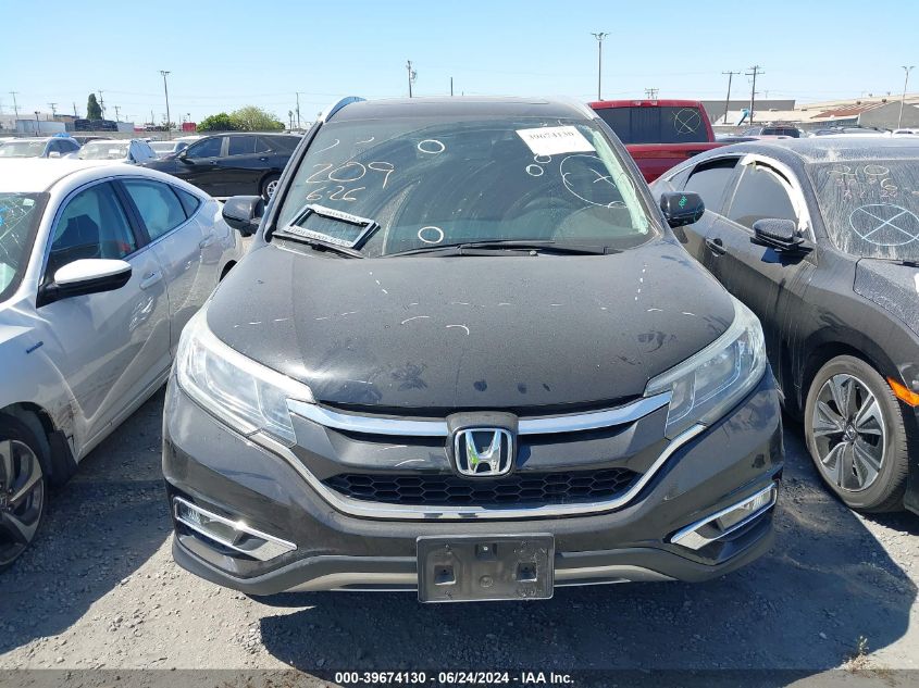 2016 Honda Cr-V Ex-L VIN: 2HKRM3H76GH520392 Lot: 39674130