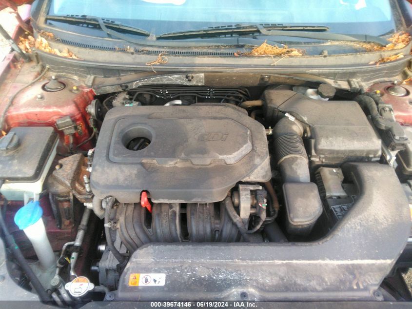 2016 Hyundai Sonata Se VIN: 5NPE24AF7GH287697 Lot: 39674146