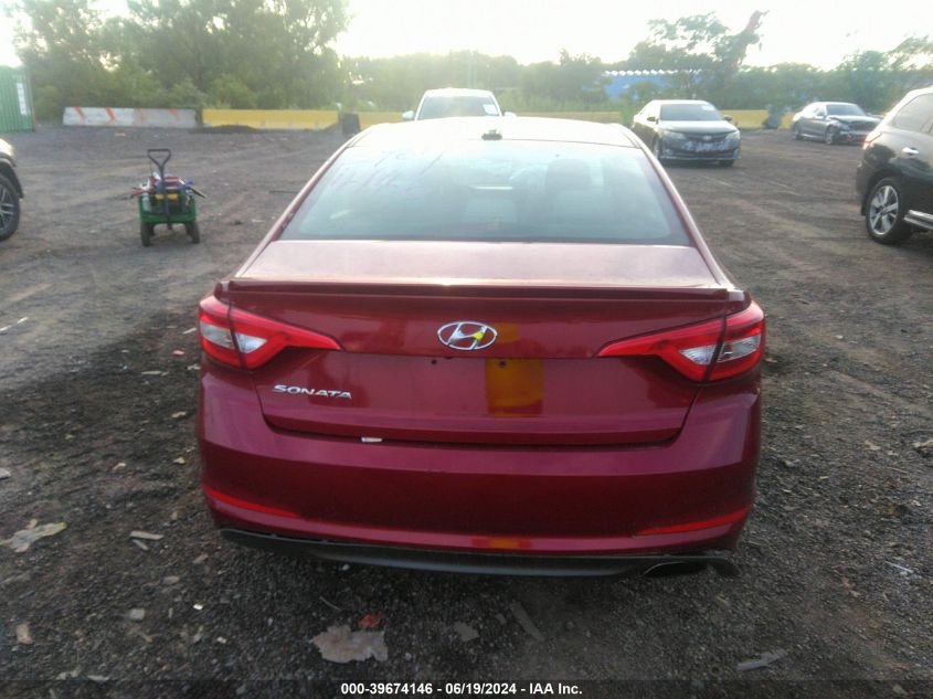 2016 Hyundai Sonata Se VIN: 5NPE24AF7GH287697 Lot: 39674146