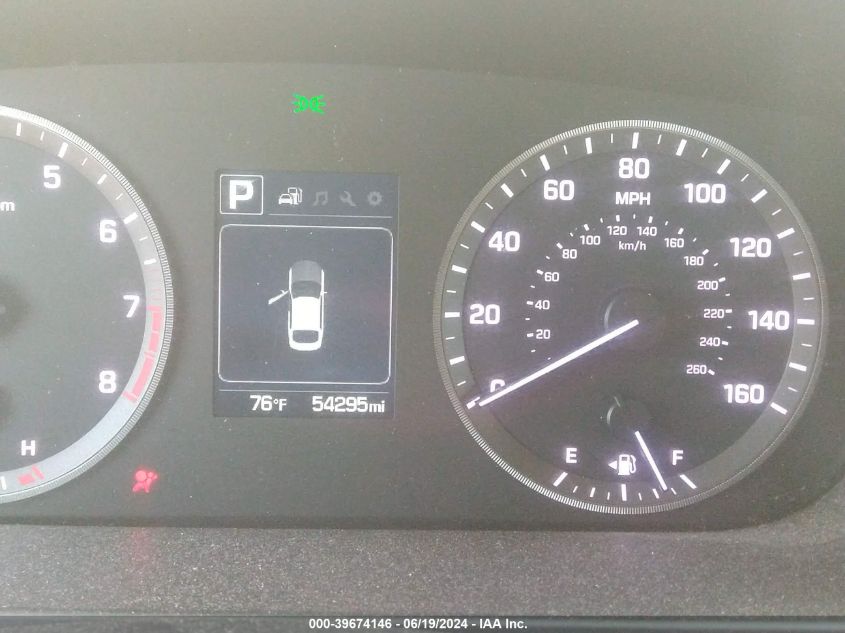 2016 Hyundai Sonata Se VIN: 5NPE24AF7GH287697 Lot: 39674146