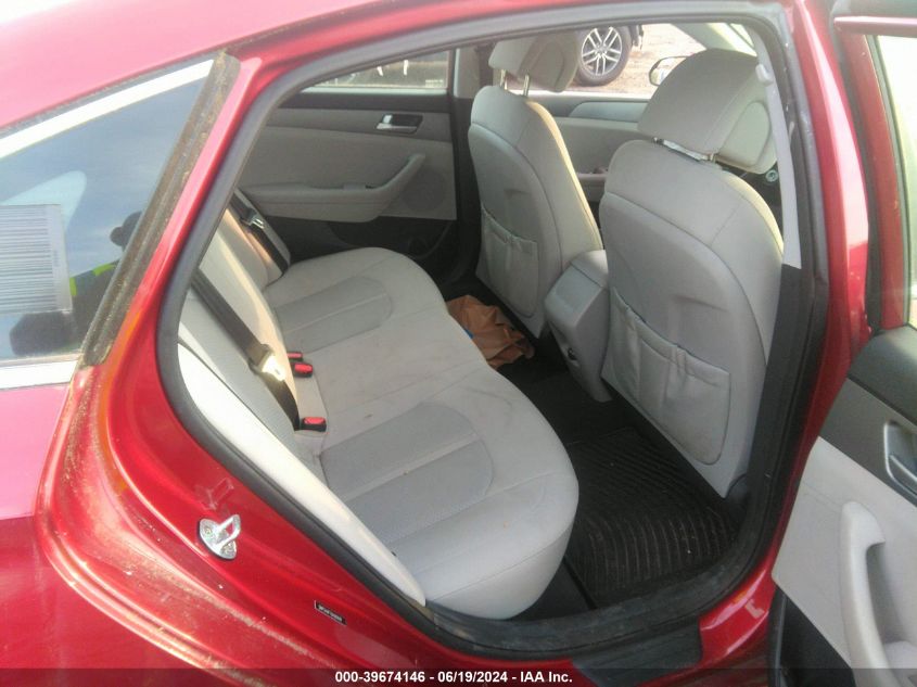 2016 Hyundai Sonata Se VIN: 5NPE24AF7GH287697 Lot: 39674146