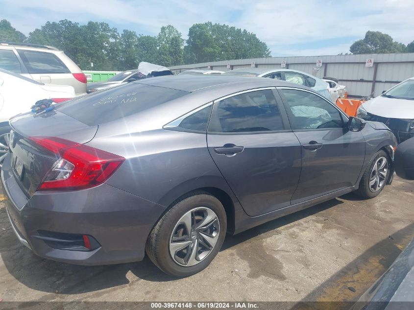 2019 Honda Civic Lx VIN: 19XFC2F68KE028776 Lot: 39674148