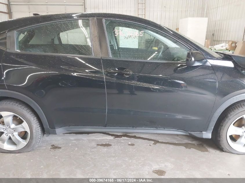 2019 Honda Hr-V Lx VIN: 3CZRU6H37KG712480 Lot: 39674165