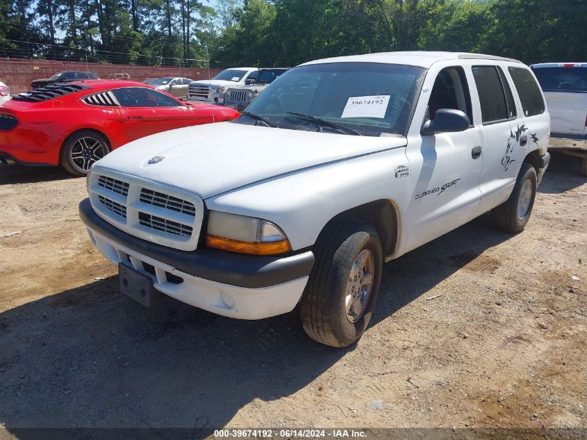 2001 Dodge Durango VIN: 1B4HR28N11F560903 Lot: 39674192