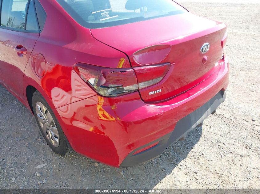 2018 Kia Rio S VIN: 3KPA24AB0JE049939 Lot: 39674194