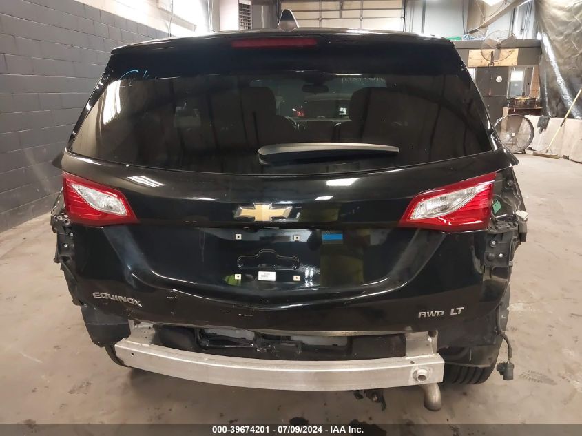 2018 Chevrolet Equinox Lt VIN: 3GNAXSEV8JL406815 Lot: 39674201