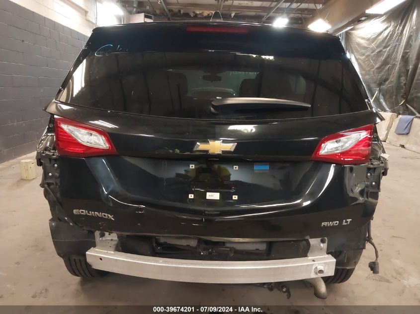 2018 Chevrolet Equinox Lt VIN: 3GNAXSEV8JL406815 Lot: 39674201