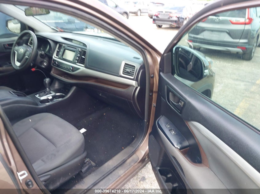 VIN 5TDZARFH6JS041821 2018 TOYOTA HIGHLANDER LE