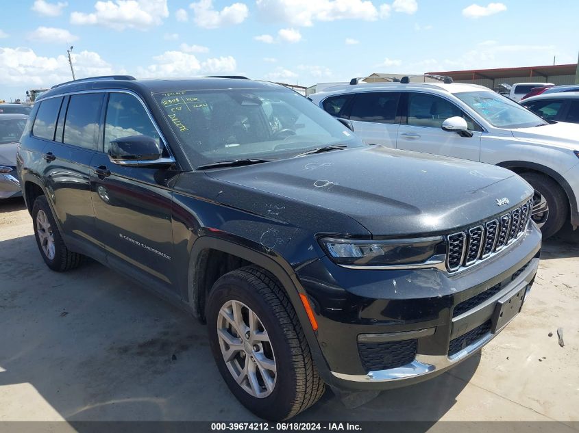 2022 Jeep Grand Cherokee L Limited 4X4 VIN: 1C4RJKBG3N8531521 Lot: 39674212