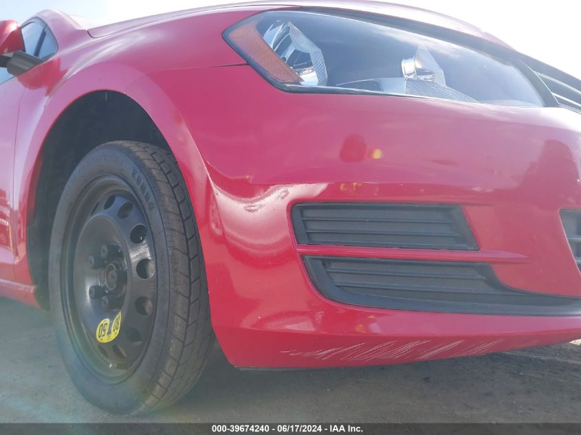 2016 VOLKSWAGEN GOLF SPORTWAGEN TSI S 4-DOOR - 3VWC17AU9GM500778