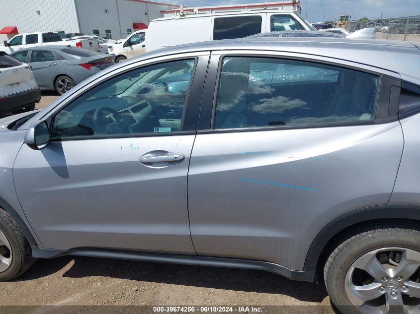 2021 Honda Hr-V Awd Lx VIN: 3CZRU6H35MM756997 Lot: 39674256