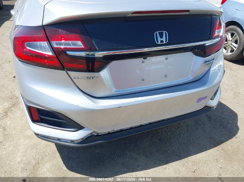 2018 Honda Clarity Plug-In Hybrid Touring VIN: JHMZC5F31JC019071 Lot: 39674262