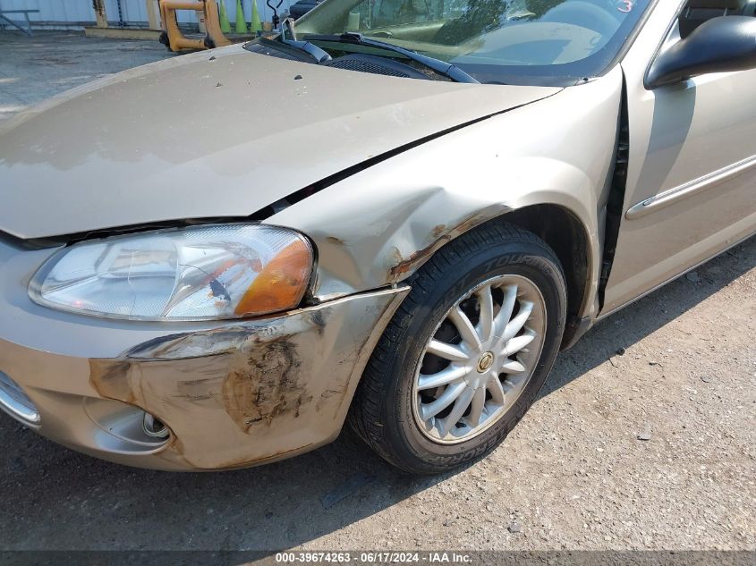 2002 Chrysler Sebring Lxi VIN: 1C3AL56R92N301231 Lot: 39674263