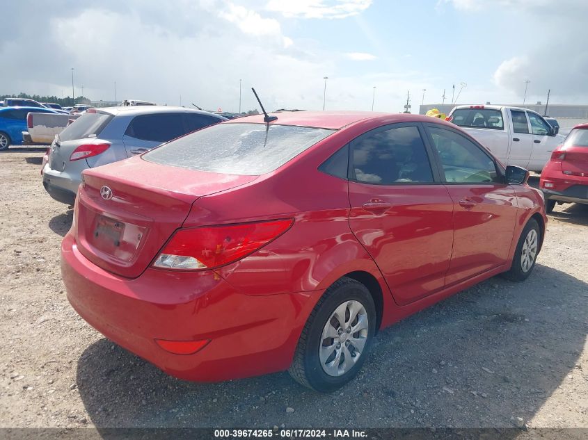 2016 Hyundai Accent Se VIN: KMHCT4AE4GU989229 Lot: 39674265