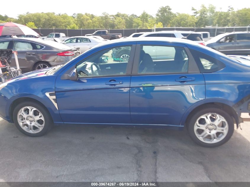 2008 Ford Focus Se/Ses VIN: 1FAHP35N88W281497 Lot: 40805191