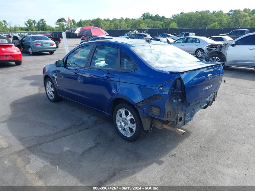 2008 Ford Focus Se/Ses VIN: 1FAHP35N88W281497 Lot: 40805191