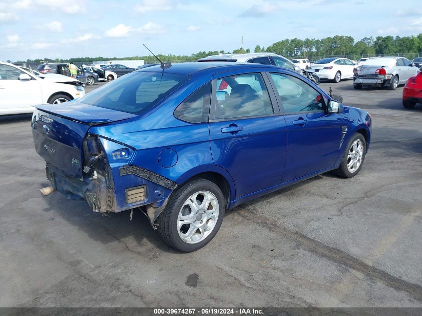 2008 Ford Focus Se/Ses VIN: 1FAHP35N88W281497 Lot: 40805191