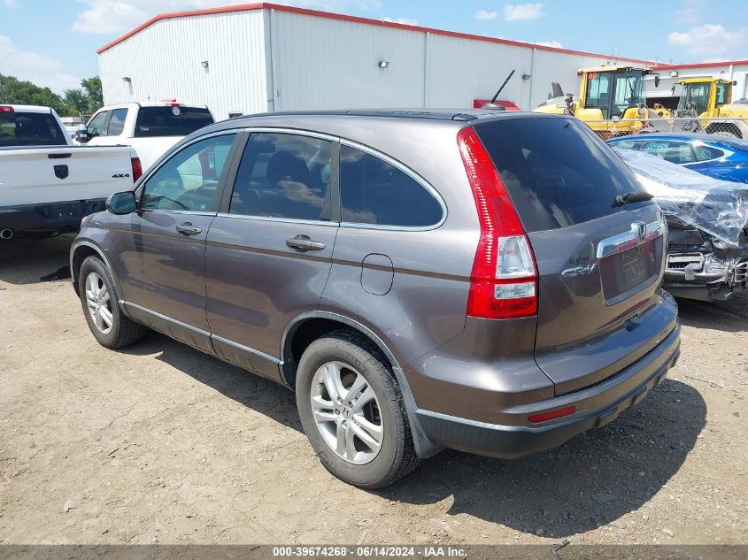 2011 Honda Cr-V Ex-L VIN: 5J6RE3H70BL017355 Lot: 39674268